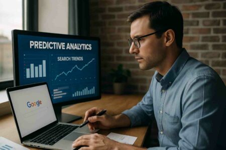 Análisis predictivo con IA para anticipar tendencias de búsqueda